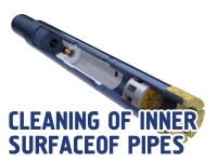 Cleaning of inner surface of pipes